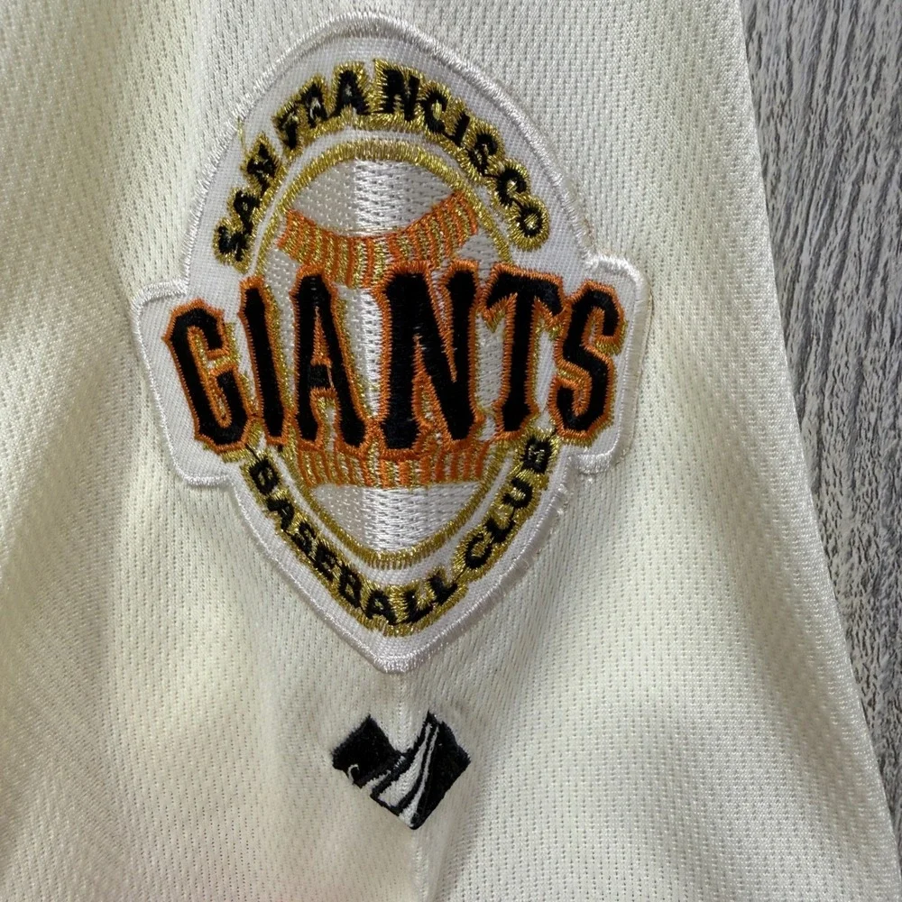 Majestic San Francisco Giants Tim Lincecum 55 Authentic Jersey Mens 52 Cream MLB